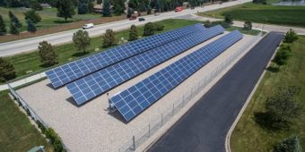 Aerial View of Highlands Community Solar