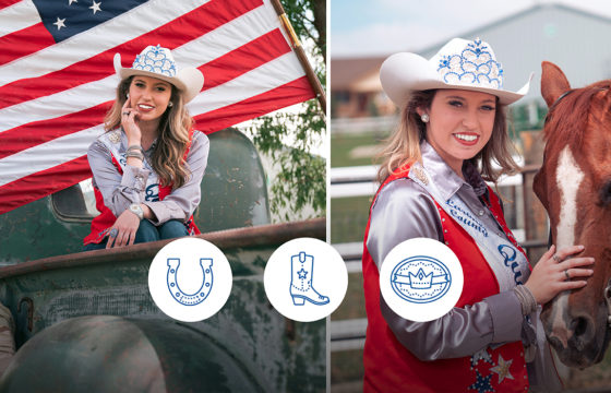 Faces, Places & Voices Of Poudre Valley REA - Morgan Crouse Larimer County Fair & PRCA Rodeo Queen 2022